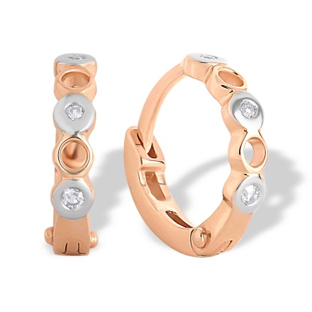 Buy Rose Gold Earrings for Women by Malabar Gold & Diamonds Online |  Ajio.com