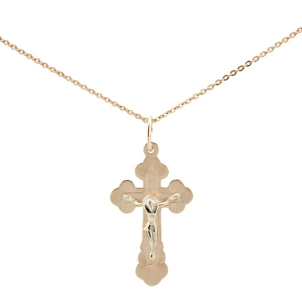 Orthodox Cross Pendants | Ukrainian cross | Golden Flamingo