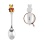 Toddler Silver Spoon with 'Teddy Bear'. View 2