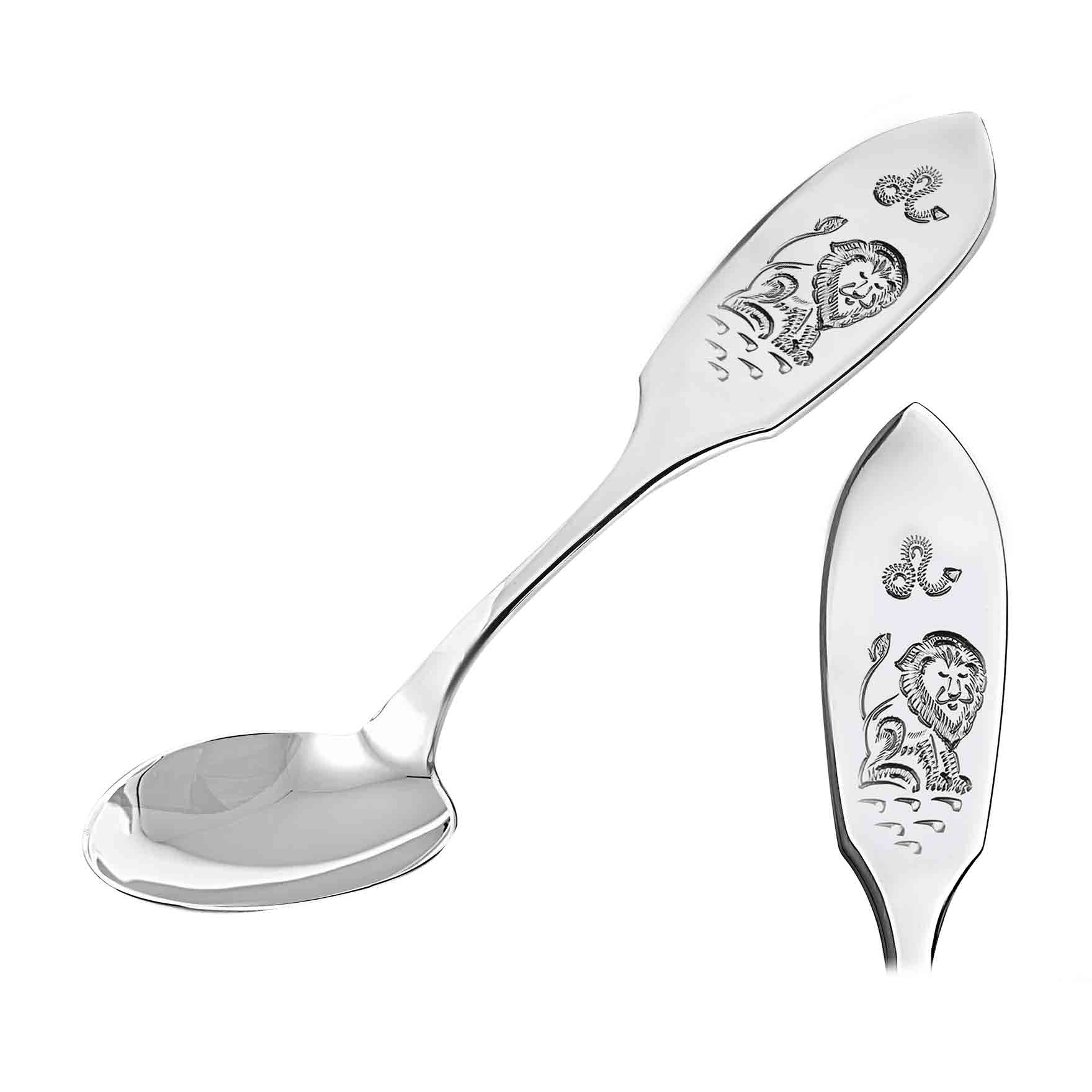 PURE SIGNS My First Spoon - Stainless Steel Baby Spoon - Interismo Online  Shop Global